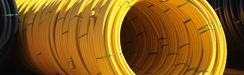 Acu-Gas黄色线圈完全黄色外部气体管道制造商