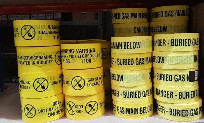煤气总管用可检测的标记带和煤气总管用不可检测的标记带